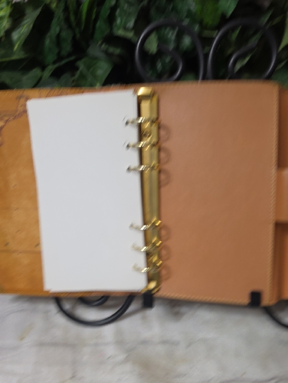 Alviero Martini  Vintage Map-Print Leather Wallet/Notebook in Tan and Brown - Picture 9 of 10